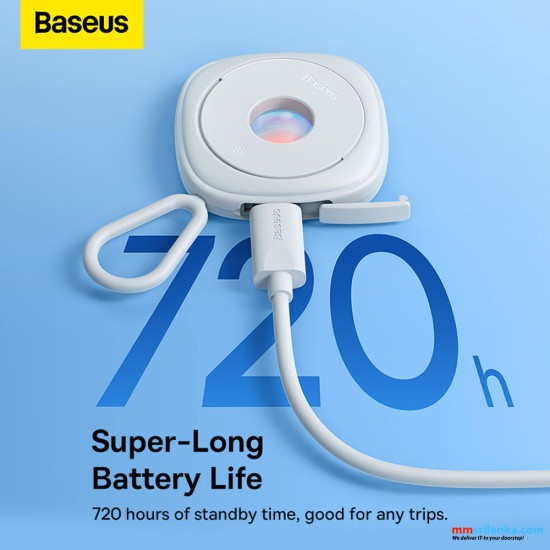 Baseus Heyo Camera Detector White With Simple Charging Cable USB to Type-C 0.3m